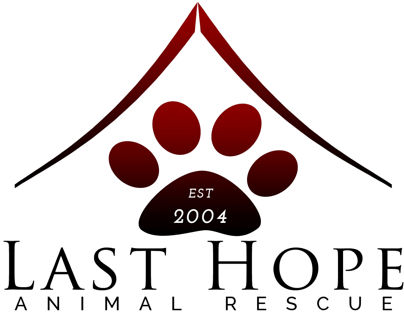 A logo of east hope animal rescue.