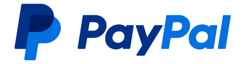 A green background with the word paypal written in blue.